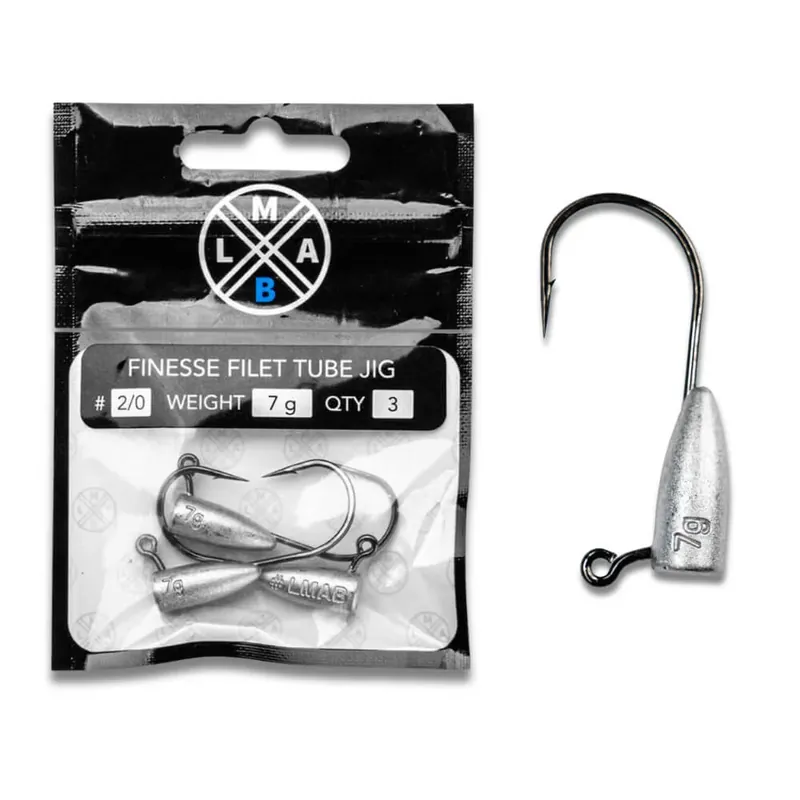 LMAB Finesse Filet Tube Jig 2/0-7 g