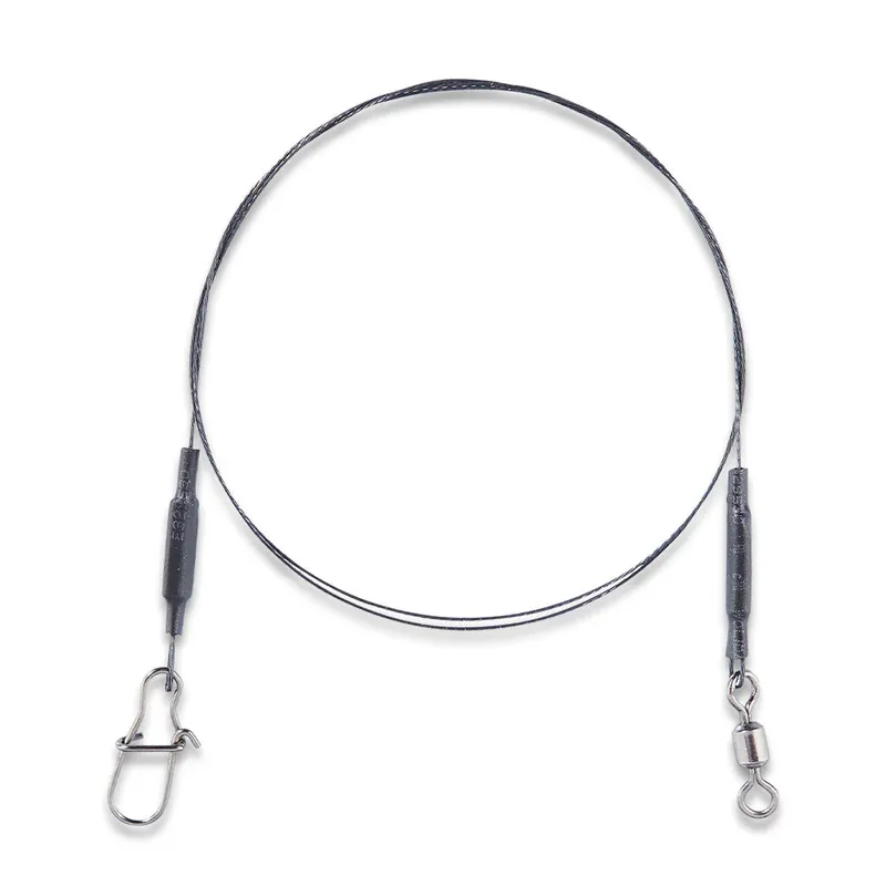 Balzer 1x7 Titanium Vorfach mit Wirbel (35 cm)-4 kg