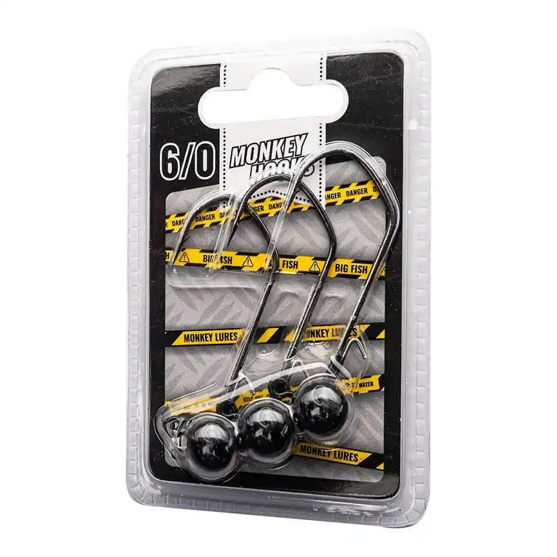 Monkey Lures Monkey Hooks 6/0-6/0