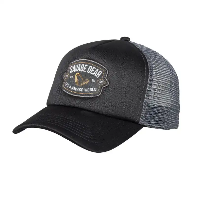 Savage Gear Badge Trucker Cap (Black)-