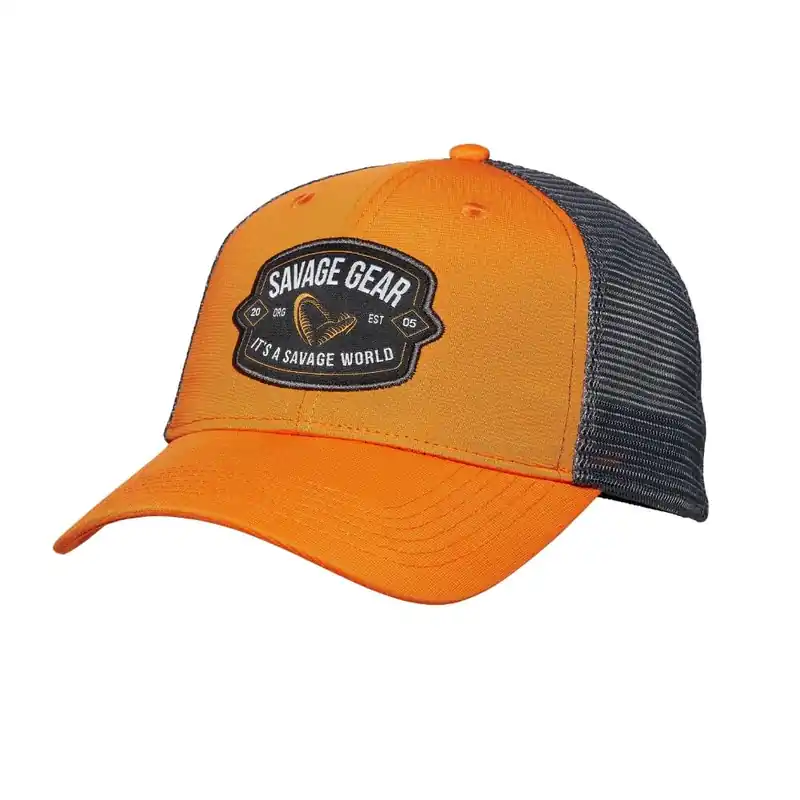 Savage Gear Badge Trucker Cap (Orange)-