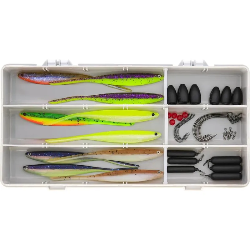 Westin Zander Box Dropshot + Texas + Carolina (44-teilig)-