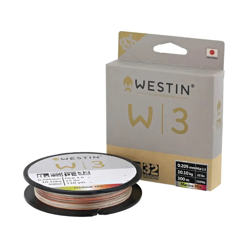 Westin W3 Oceanic Swirl 8-Braid / 300 m-0.205 mm / 10.1 kg / PE 1.5