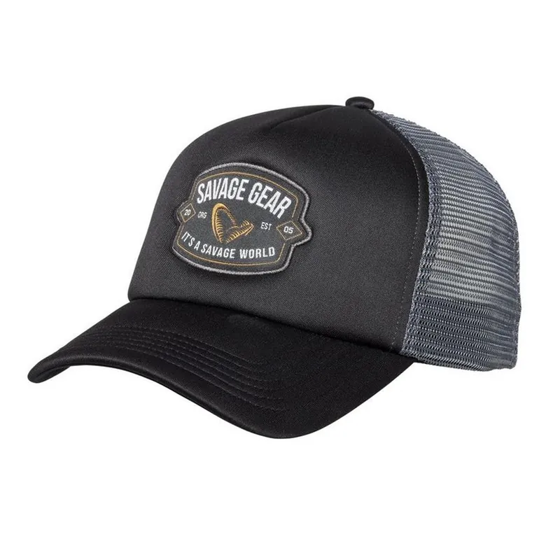 Savage Gear Badge Trucker Cap Black - Kappe