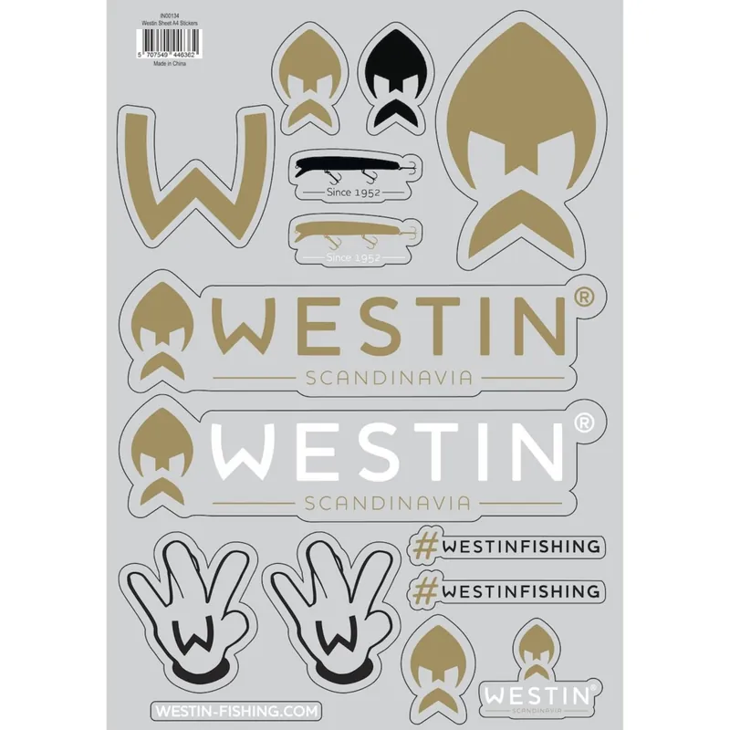 Westin Stickers A4 - Aufkleber