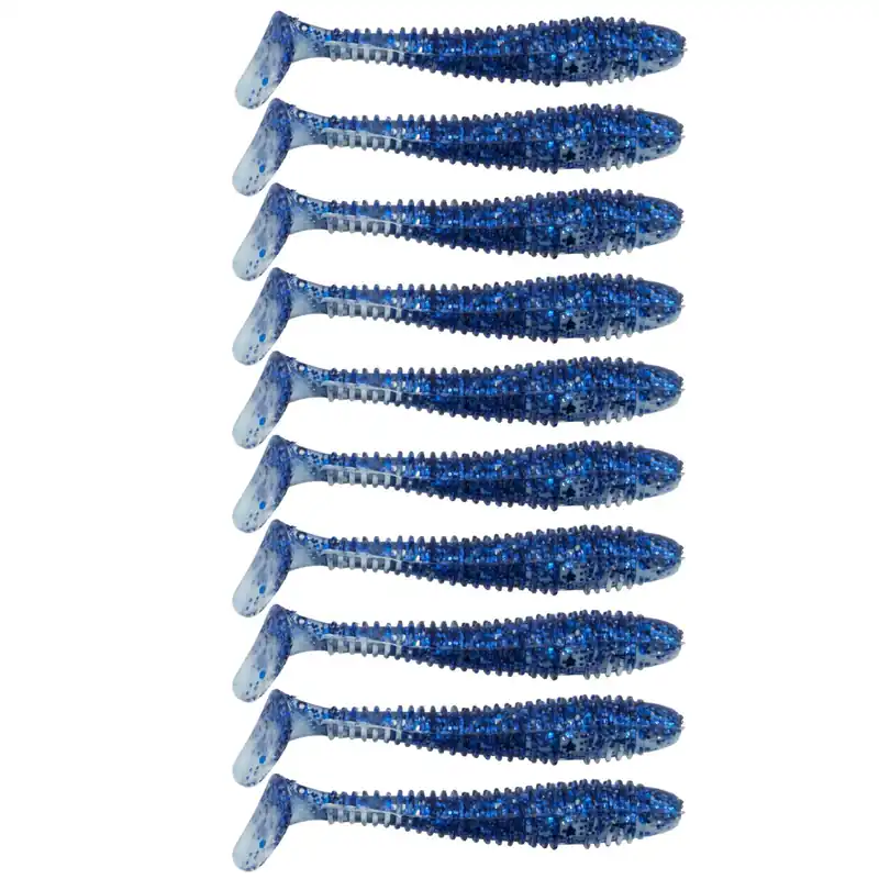 Troutlook Trout Attractor - Gummifisch Farbe: Blue White | Größe: 5,5cm - 1,5g