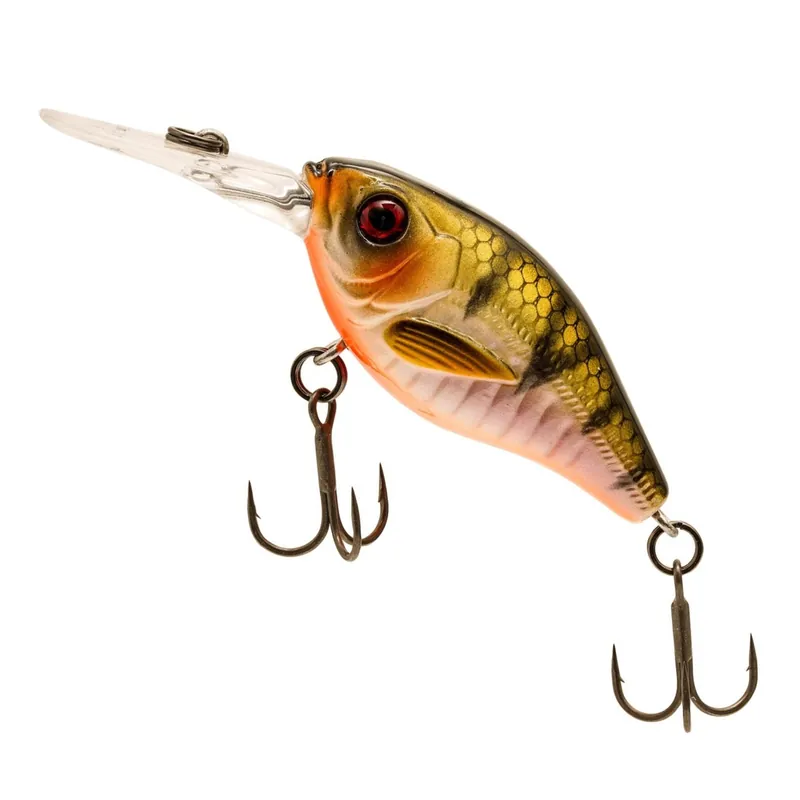 Westin ID-Crank 0.5 - Crankbait Farbe: Bling Perch | Größe: 4,8cm - 7,5g | Tauchtiefe: 0,5m