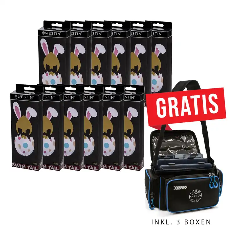 Westin 12x Swim Tail Easter Edition 2026 + *GRATIS* Shoulder Bag - Jerkbait - Oster Edition Set