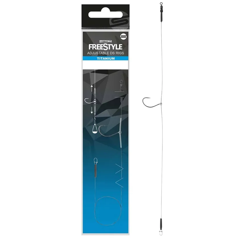 SPRO Freestyle Titanium Adjustable DS Rig - Dropshotrig Ausführung: 30cm - #1