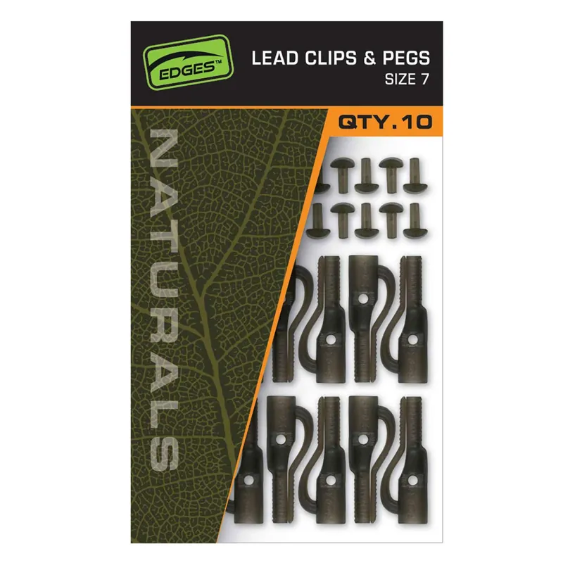 Fox Edges Naturals Lead Clips & Pegs - Karpfenzubehör