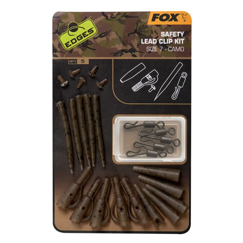 Fox Edges Camo Lead Cip Kit - Bleiclip