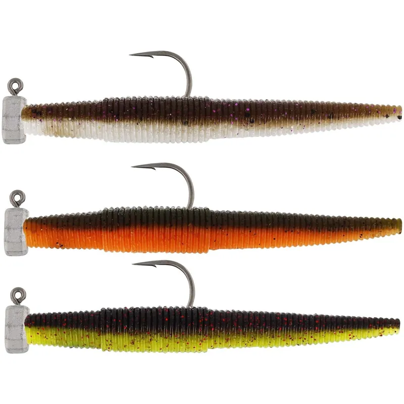 Westin Ned Worm R 'N R - Gummiwurm Farbe: Dark Water Mix