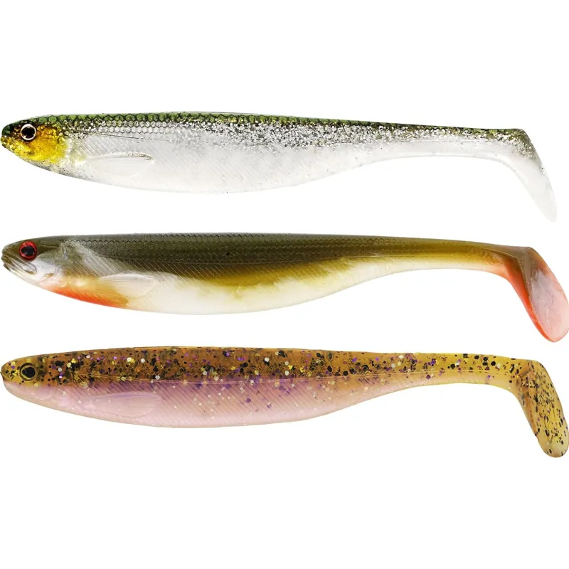 Westin Shadteez Slim - Gummifisch Farbe: Clear Water Mix 19 | Größe: 10cm - 6g - 3 Stk.