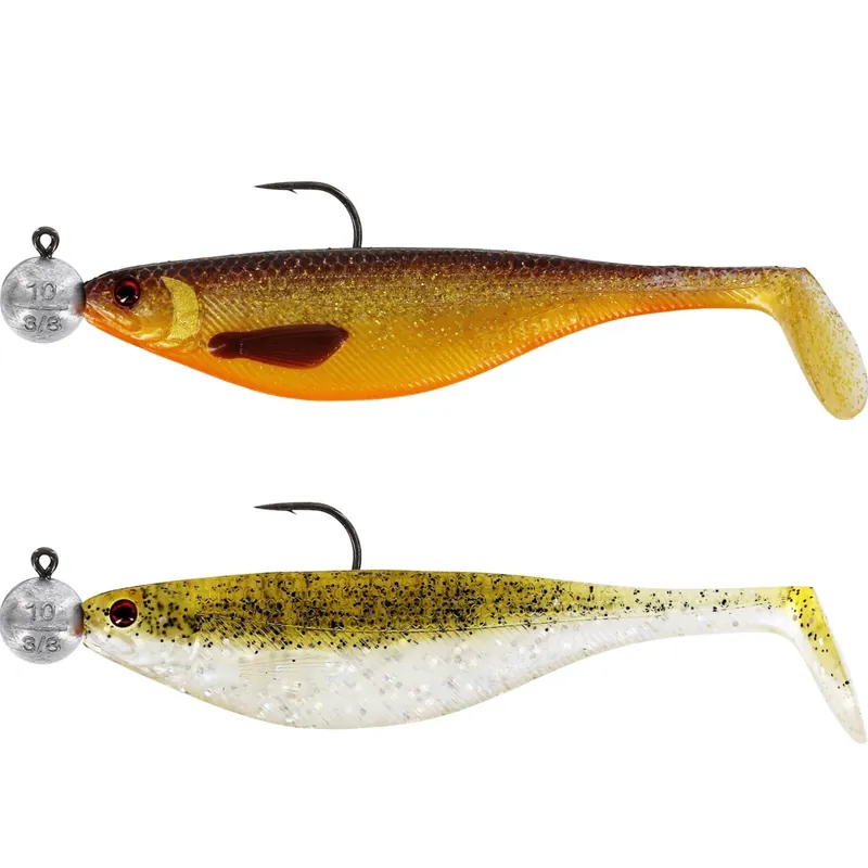 Westin Shadteez R `N R - vormontierter Gummifisch Farbe: Clear Water Mix 1 | Größe: 12cm - 10g
