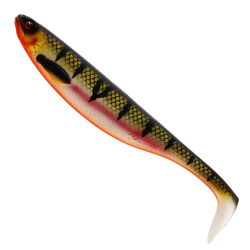 Westin ShadTeez Slim V2 - Gummifisch Farbe: Bling Perch | Größe: 22cm - 53g