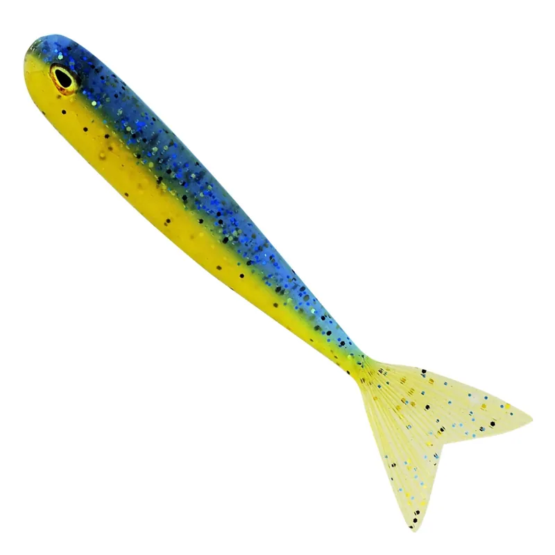 Westin MegaTeez V-Tail - Gummifisch Farbe: Blue N' Yellow | Größe: 5cm - 1g