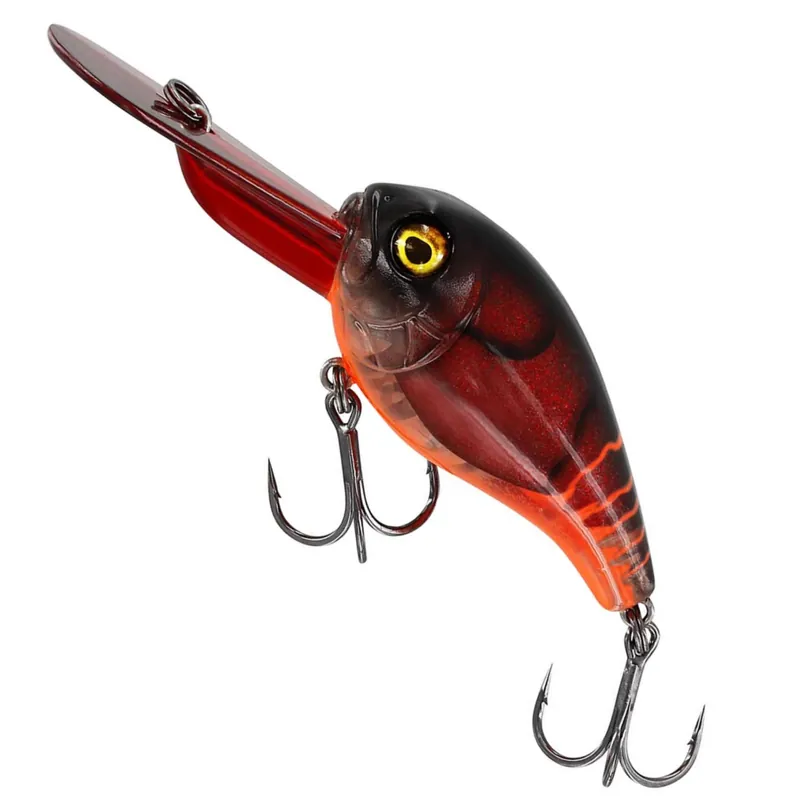 Westin Megabite DR Crankbait - Wobbler Farbe: 3D Fire Craw | Größe: 6cm - 19g