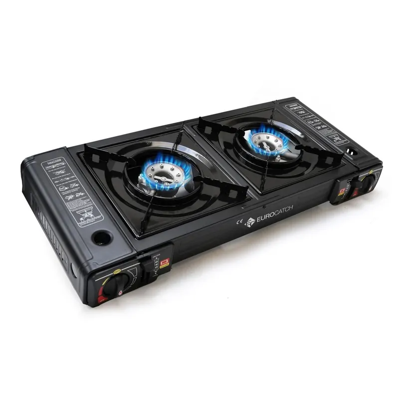EuroCatch Dual Gas Stove - 2-Flammen-Gaskocher