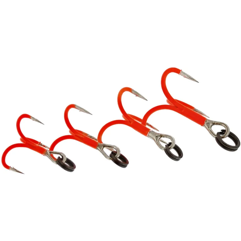 Westin Rigged Trout - Treble Hooks - Drilling Farbe: UV Orange | Größe: #10 / 4 Stk.