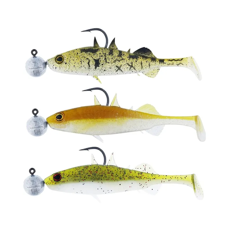 Westin Stanley the Stickleback Shadtail R' N R - Gummifisch Farbe: Clear Water Mix 10 | Länge: 5.5cm