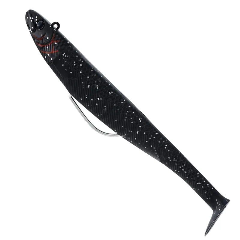 Westin Magic Minnow Weedless Jig - Gummifisch Farbe: Black Silhouette | Größe: 14,5cm - 35g