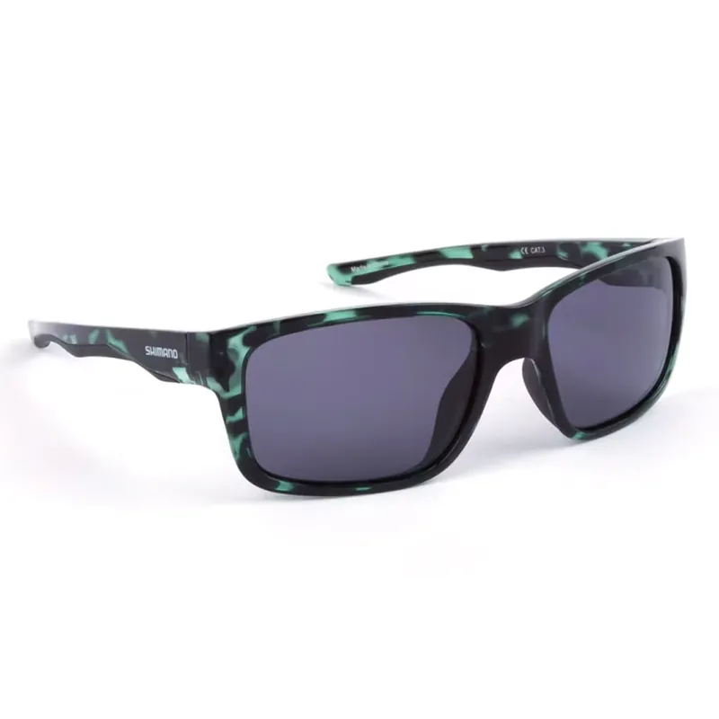 Shimano Aspire Dark Green Tortoiseshell & Dark Grey - Polarisationsbrille