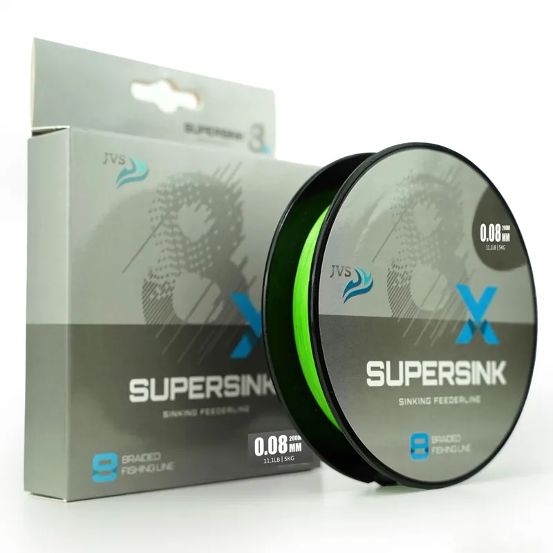 JVS SuperSink 8-Braid Feederline - Feederschnur Durchmesser: 0,06mm - 4,0kg