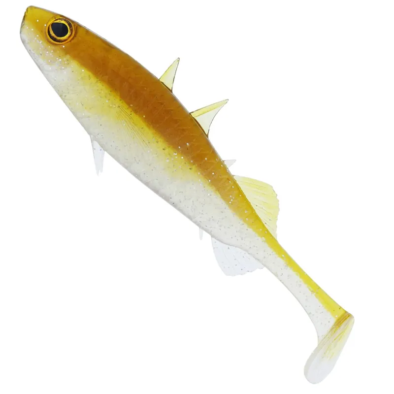Westin Stanley the Stickleback Shadtail - Gummifisch Farbe: Baitfish Glitter | Länge: 5.5cm