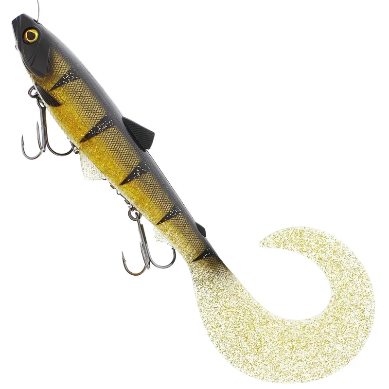 Westin Bullteez Curltail Inline sinking - Big Bait Farbe: Cola Perch | Größe: 33cm - 230g