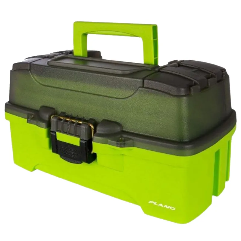 Plano Two-Tray Tackle Box - Angelkoffer Farbe: Smoke Green