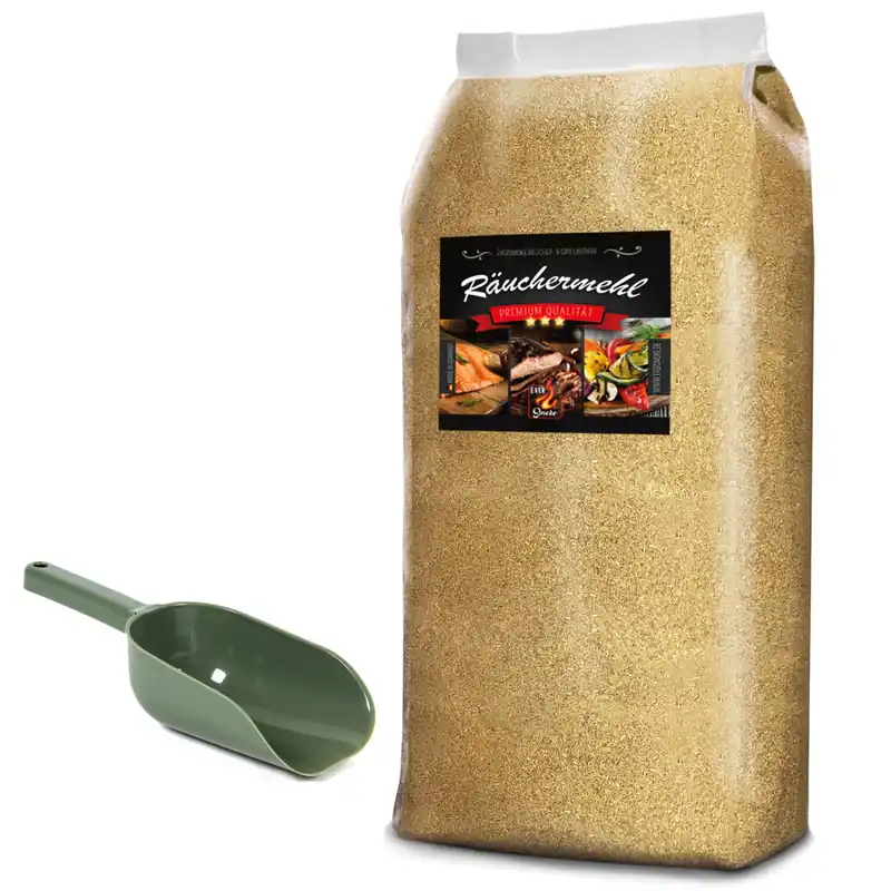 Eversmoke Premium Räuchermehl 15kg + Handschaufel