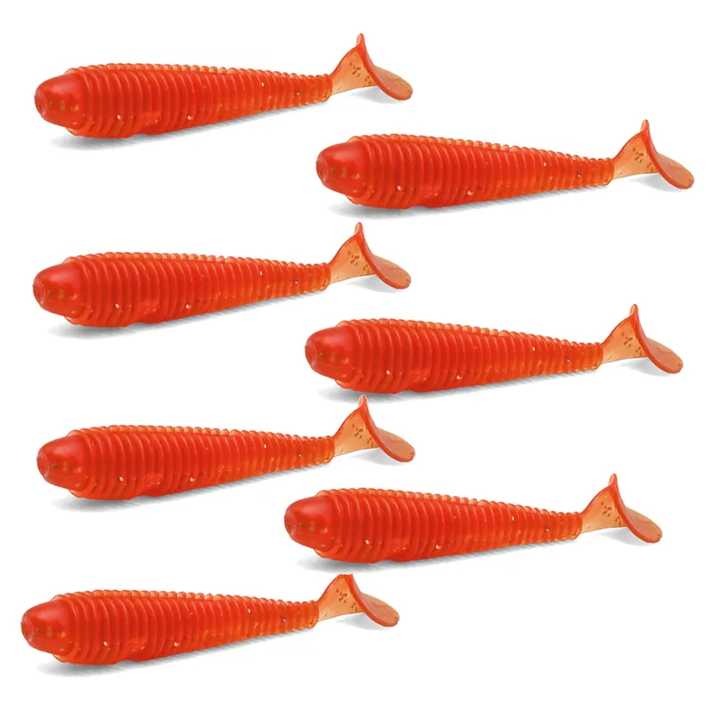 Team Deep Sea Seaworm Baby - Gummifisch Farbe: Red
