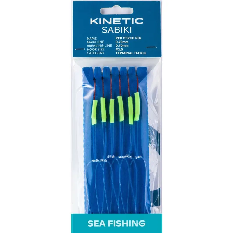 Kinetic Sabiki Red Perch - Rotbarschvorfach