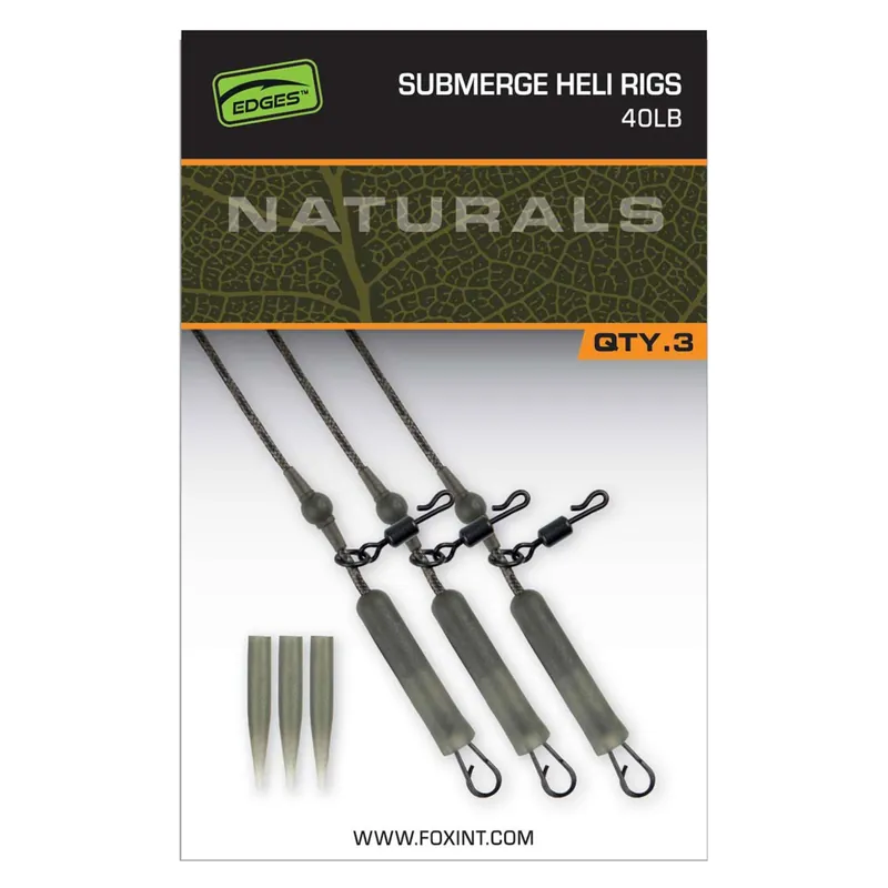 Fox Edges Naturals Submerge Heli Rigs