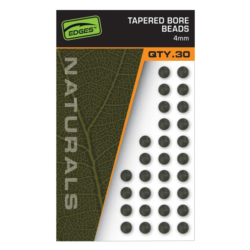 Fox Edges Naturals Tapered Bore Beads