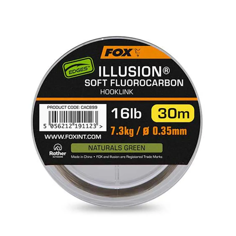 Fox Edges Illusion Soft Fluorocarbon Hooklink