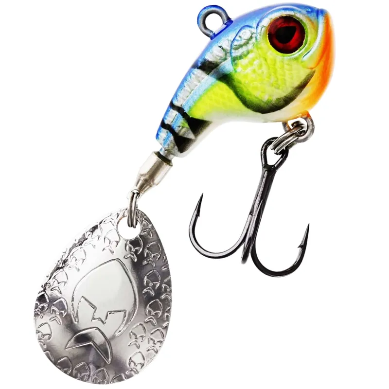 Westin Dropbite Spin Tail Jig - Jigspinner Farbe: Chartreuse Blue Craw | Größe: 2,6cm - 8g