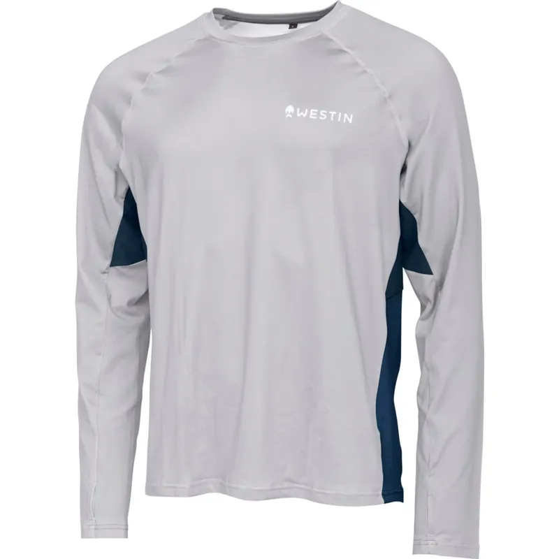 Westin Flat UPF Shirt - UV Langarmshirt Farbe: Mist Grey | Größe: 3X-Large