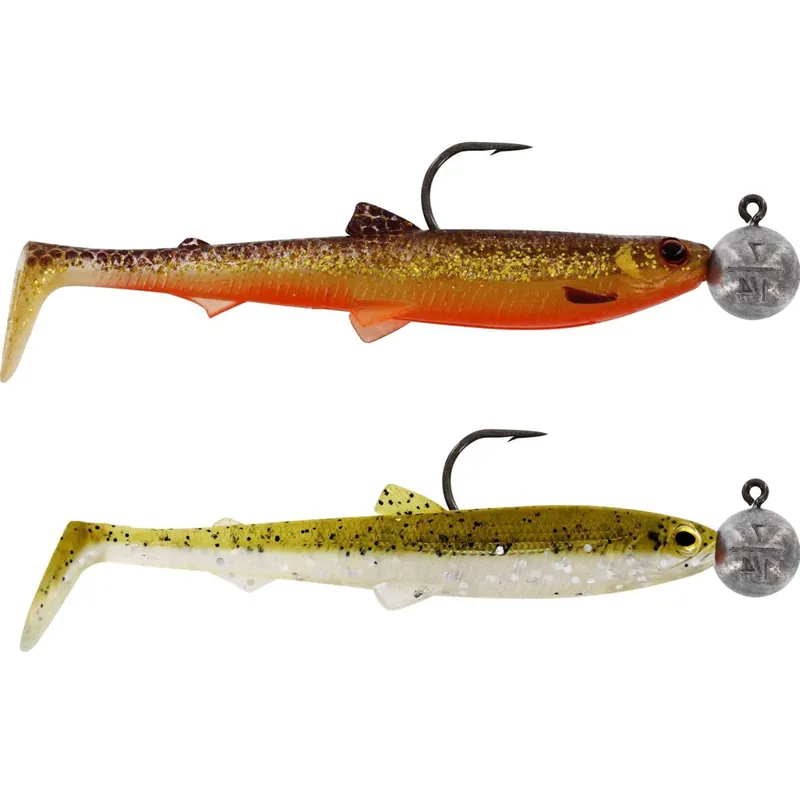 Westin BullTeez Shadtail R 'N R - Gummifisch Farbe: Clear Water Mix 5 | Größe: 12,5cm - 10g