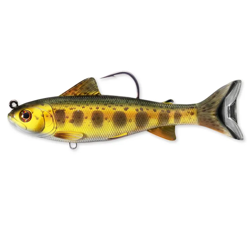 Live Target Trout Parr Swimbait - Gummifisch Farbe: Gold/Olive
