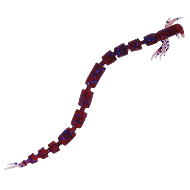 Westin BloodTeez Worm - Blutwurm Farbe: Indigo UV Red | Größe: 5,5cm - 0,5g