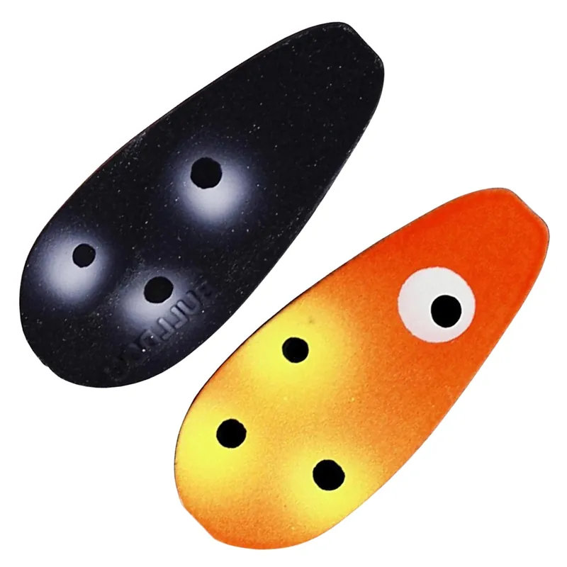 Westin Bulldog Inline - Inlineblinker Farbe: Black/Orange Clown | Größe: 2,7cm - 4g