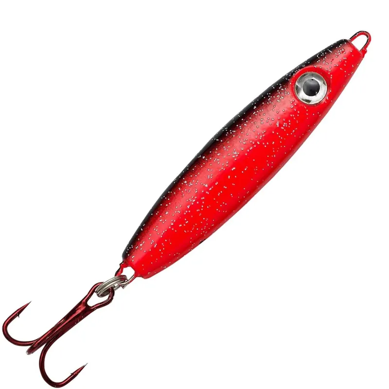 Kinetic Crazy Herring - Pilker Farbe: Red/Black Glitter | Gewicht: 60g