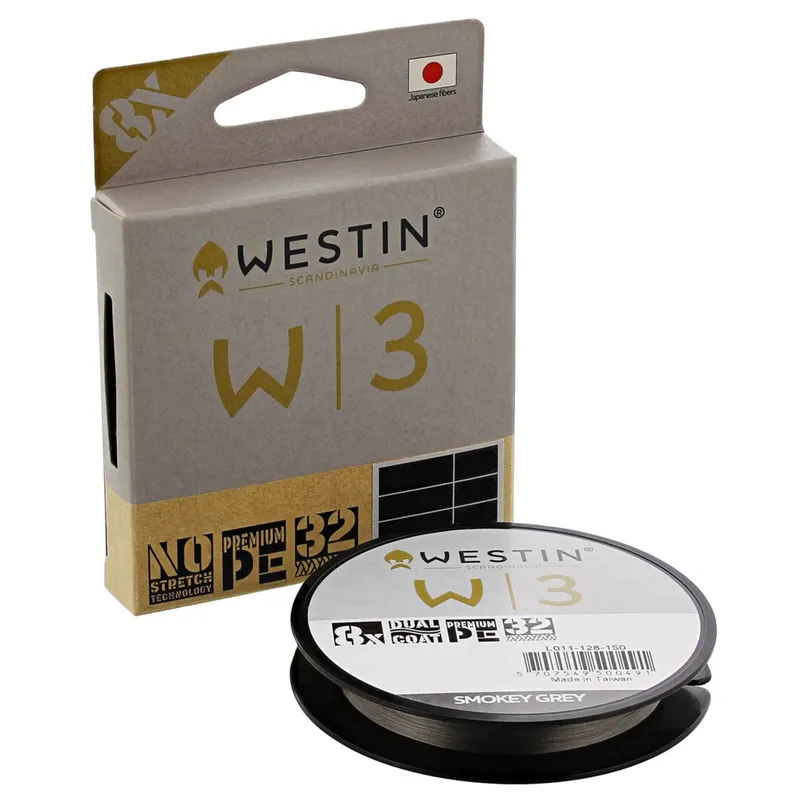 Westin W3 8 Braid Smokey Grey Durchmesser / Tragkraft: 0,08mm - 3,0kg