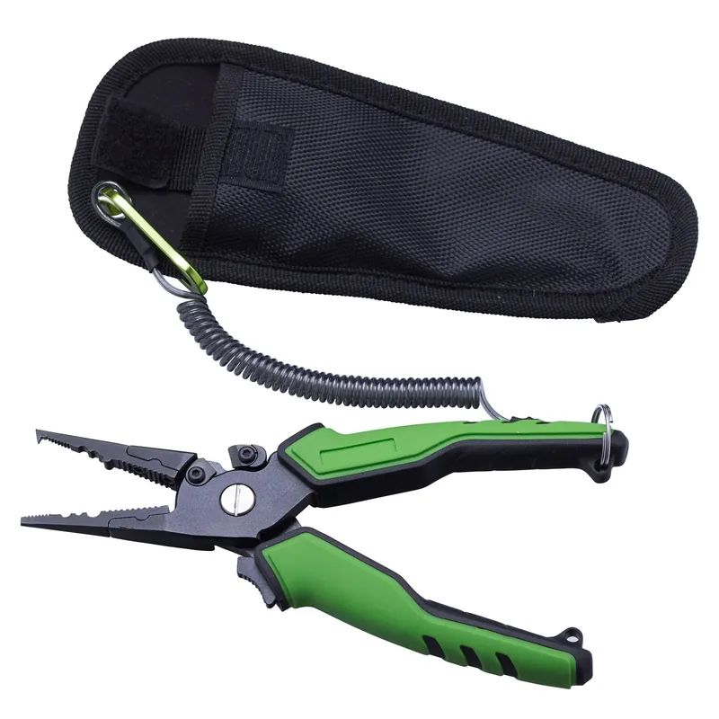 Gunki Multi Zange 7’5/19.2cm-Secure Grip - Multifunktionale Sprenringzange