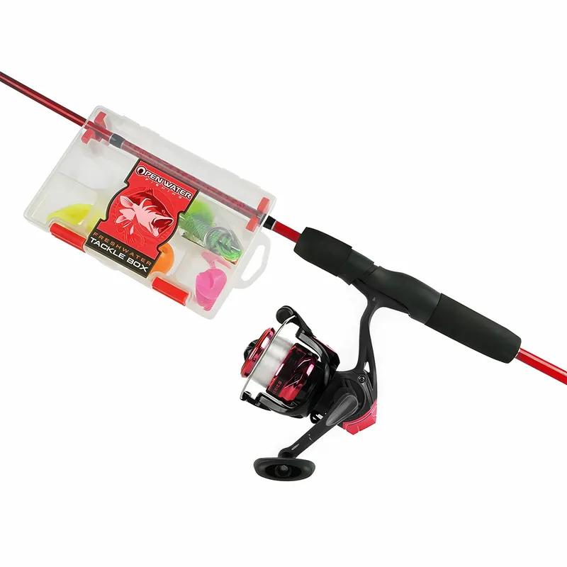 Traxis Open Water Spinning Combo - Spinnruten-Set Farbe: Rot