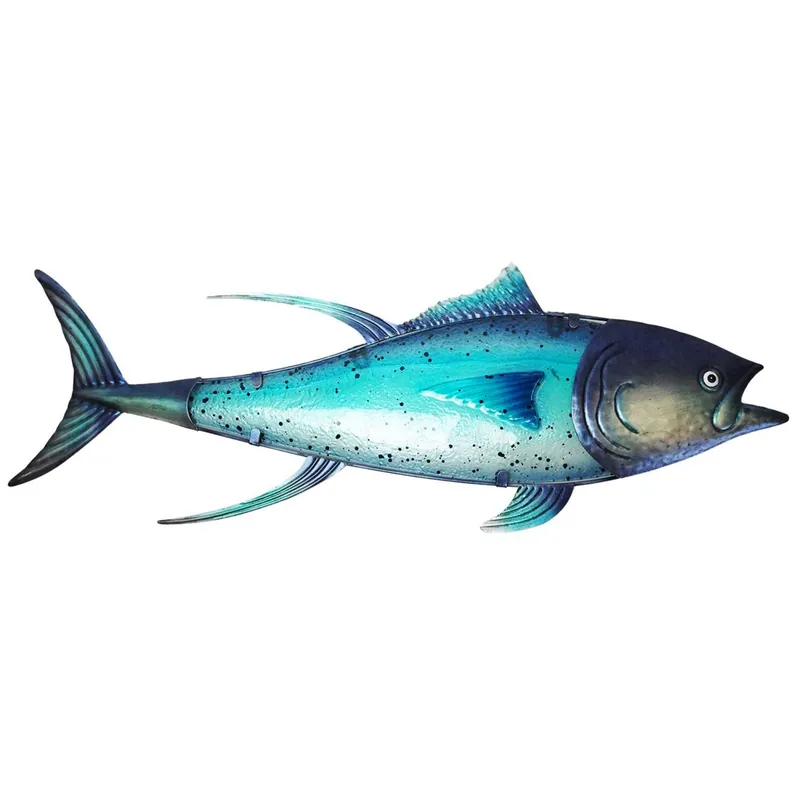EuroCatch Wanddekoration, 3D-Kunst aus Metall und Glas Modell: Thunfisch