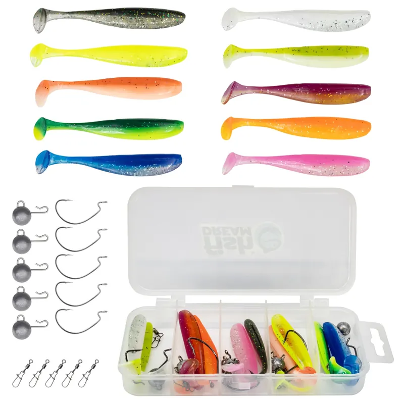 Fishdream Cheburashka Set - Gummifische + Jigköpfe