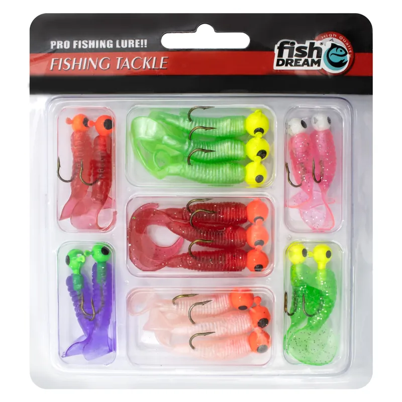 Fishdream Twister Set - Twister + Jigköpfe