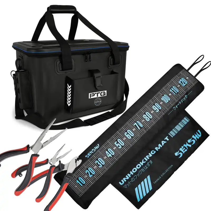 Pro Tackle EVA Bag I Tackle Bakkan + Senshu Abhakmatte + 3 Zangen - Angeltasche
